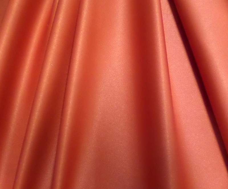 5.Dark Orange Stretch Satin Deluxe